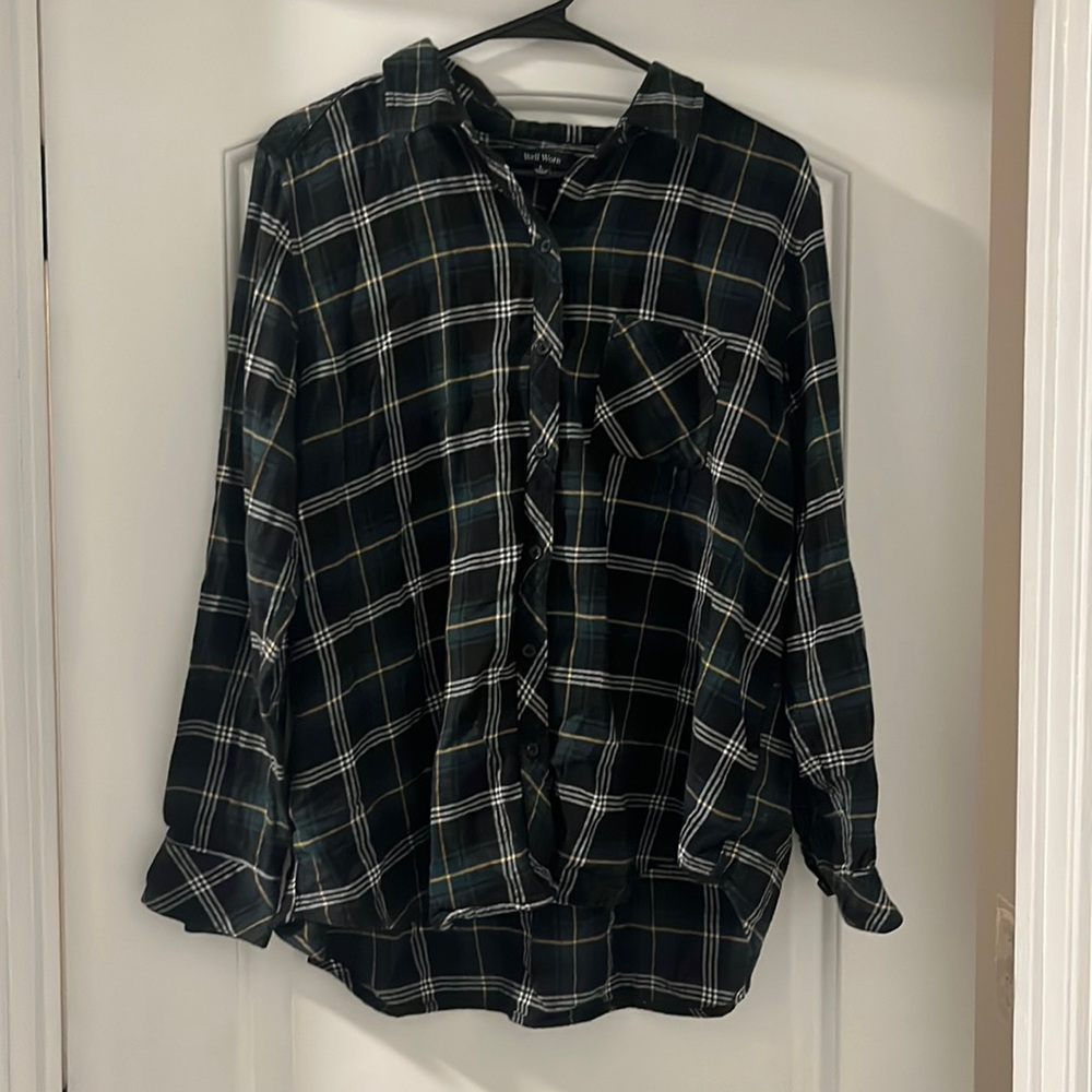 Green flannel from Well Worn